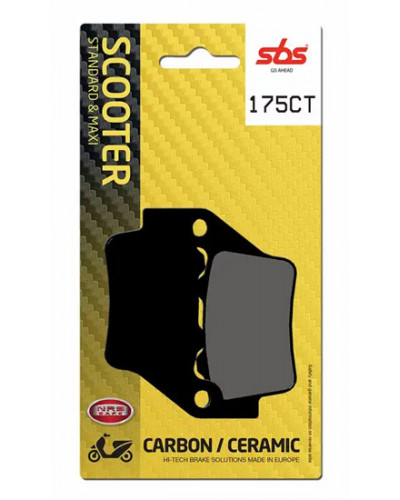 Plaquettes Freins SBS PLAQUETTES SBS 175CT (675) Plaquettes Freins SBS PLAQUETTES SBS 175CT (675)