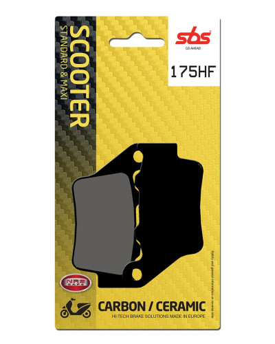 Plaquettes Freins SBS PLAQUETTES SBS 175HF (675) Plaquettes Freins SBS PLAQUETTES SBS 175HF (675)