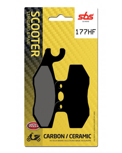 Plaquettes Freins SBS PLAQUETTES SBS 177 HF (786)