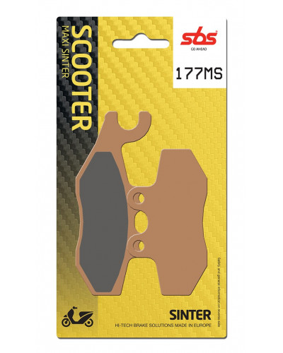 Plaquettes Freins SBS PLAQUETTES SBS 177MS (786) Plaquettes Freins SBS PLAQUETTES SBS 177MS (786)