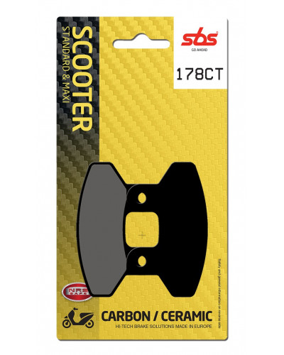 Plaquettes Freins SBS PLAQUETTES SBS 178CT (792)