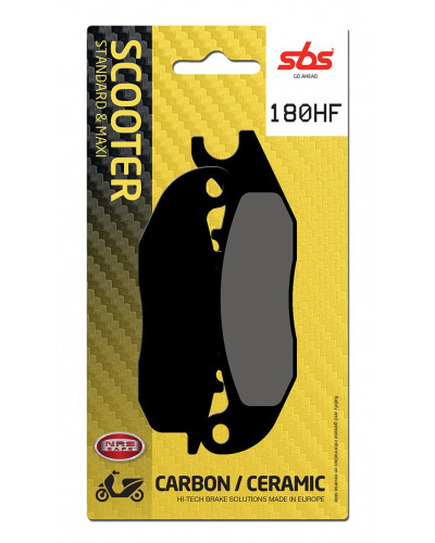 Plaquettes Freins SBS PLAQUETTES SBS 180 (797 HF)