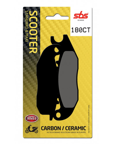 Plaquettes Freins SBS PLAQUETTES SBS 180CT (797)