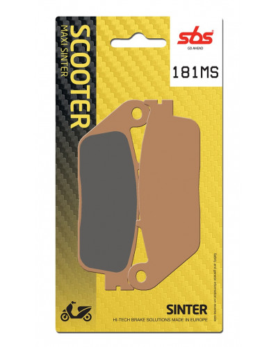 Plaquettes Freins SBS PLAQUETTES SBS 181MS