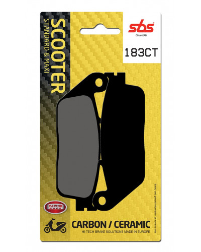 Plaquettes Freins SBS PLAQUETTES SBS 183CT (627)