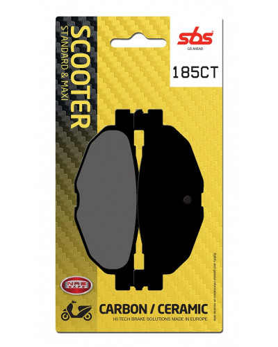 Plaquettes Freins SBS PLAQUETTES SBS 185CT (812)