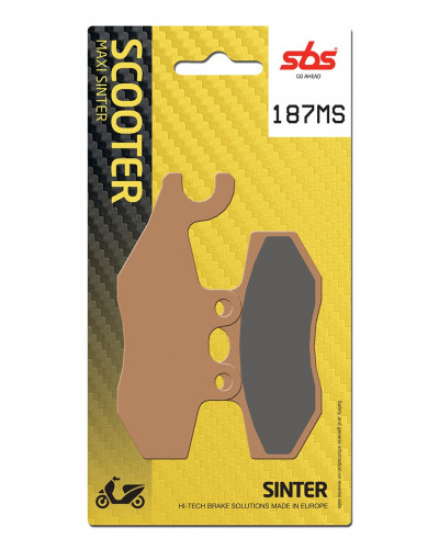 Plaquettes Freins SBS PLAQUETTES SBS 187MS (818)