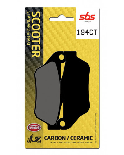 Plaquettes Freins SBS PLAQUETTES SBS 194CT (837)