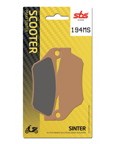 Plaquettes Freins SBS PLAQUETTES SBS 194MS (837)