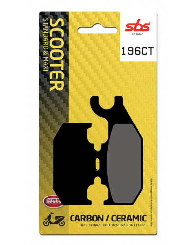 Plaquettes Freins SBS PLAQUETTES SBS 196CT (754)