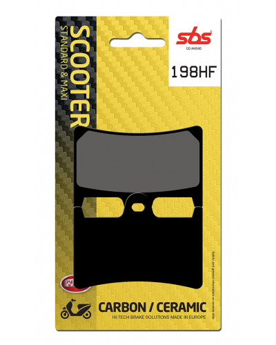 Plaquettes Freins SBS PLAQUETTES SBS 198HF(634) Plaquettes Freins SBS PLAQUETTES SBS 198HF(634)
