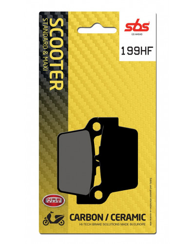 Plaquettes Freins SBS PLAQUETTES SBS 199HF (861)