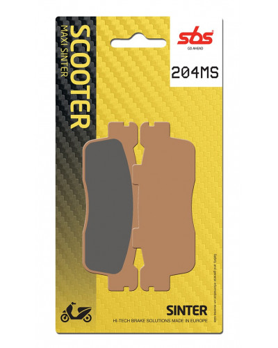 Plaquettes Freins SBS PLAQUETTES SBS 204MS