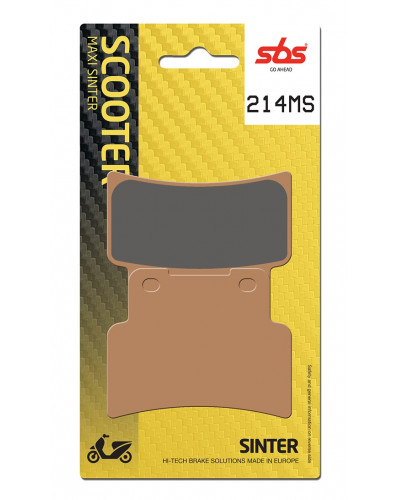 Plaquettes Freins SBS PLAQUETTES SBS 214 MS