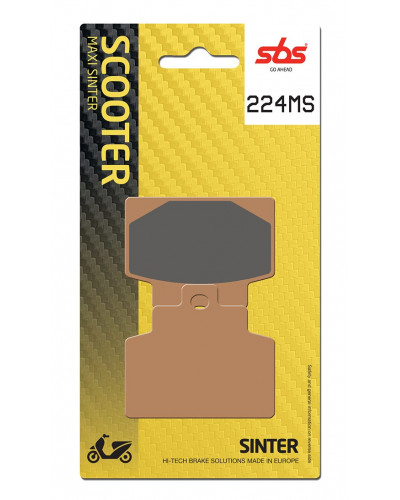 Plaquettes Freins SBS PLAQUETTES SBS 224MS Plaquettes Freins SBS PLAQUETTES SBS 224MS