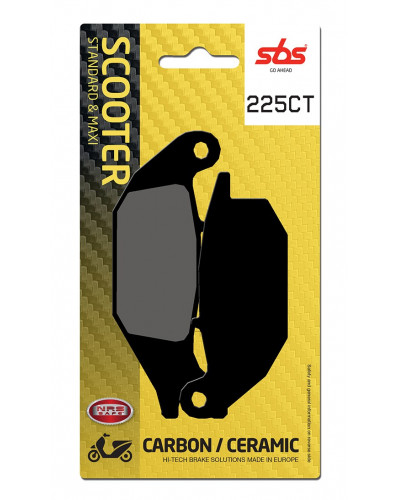 Plaquettes Freins SBS PLAQUETTES SBS 225CT