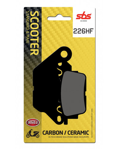 Plaquettes Freins SBS PLAQUETTES SBS 226 HF