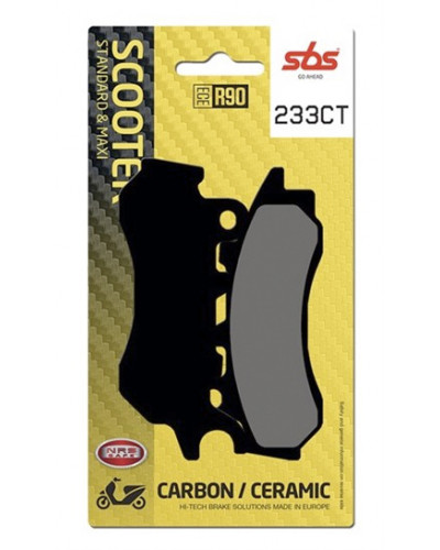 Plaquettes Freins SBS PLAQUETTES SBS 233CT
