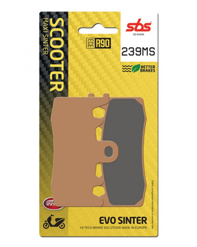Plaquettes Freins SBS PLAQUETTES SBS 239 (MS)