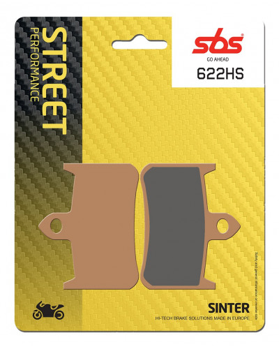 Plaquettes Freins SBS PLAQUETTES SBS 622 (HS)