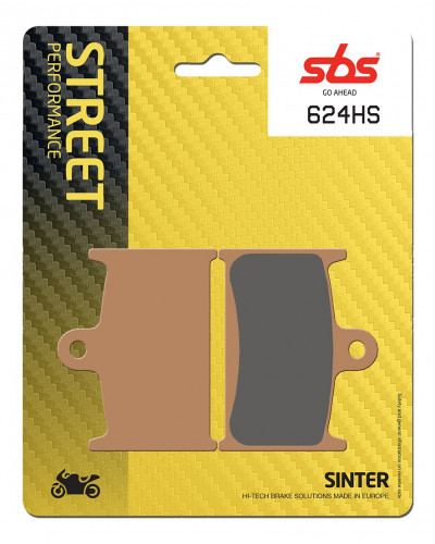 Plaquettes Freins SBS PLAQUETTES SBS 624 (HS)