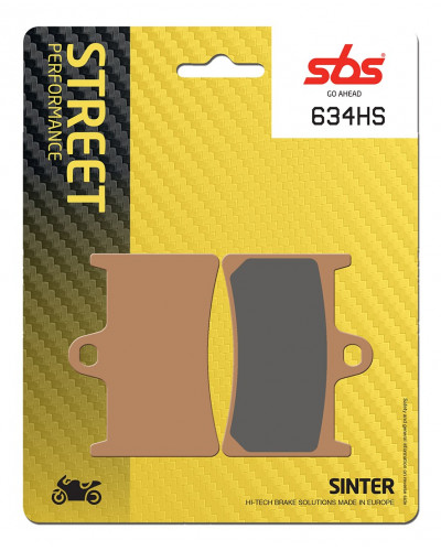 Plaquettes Freins SBS PLAQUETTES SBS 634 (HS) Plaquettes Freins SBS PLAQUETTES SBS 634 (HS)