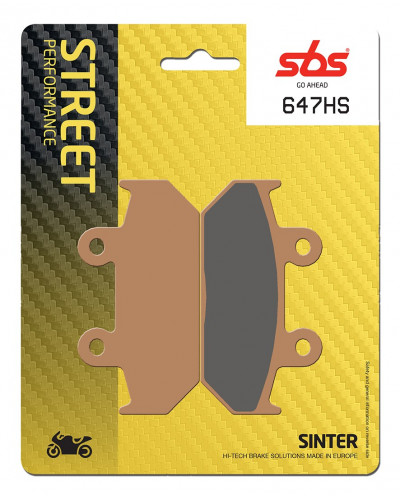 Plaquettes Freins SBS PLAQUETTES SBS 647 (HS)