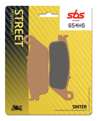 Plaquettes Freins SBS PLAQUETTES SBS 654 (HS)