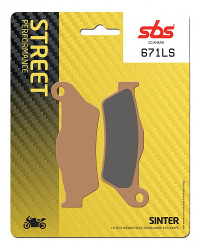Plaquettes Freins SBS PLAQUETTES SBS 671 (LS)