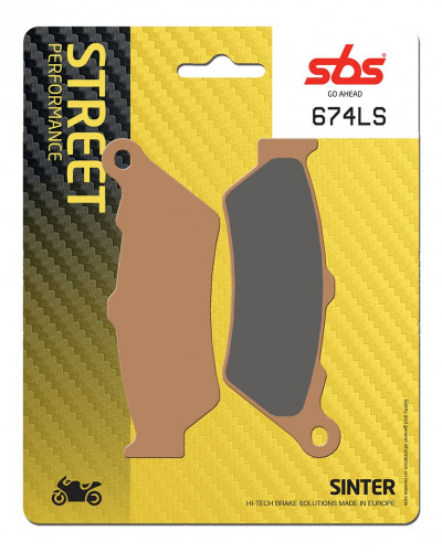 Plaquettes Freins SBS PLAQUETTES SBS 674 (LS)