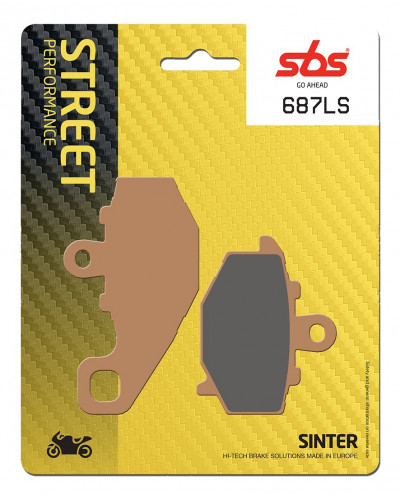 Plaquettes Freins SBS PLAQUETTES SBS 687 (LS)