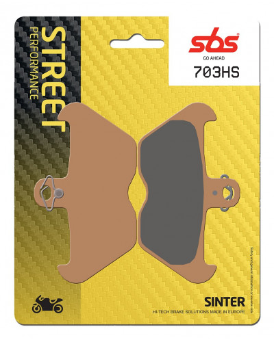Plaquettes Freins SBS PLAQUETTES SBS 703 (HS)