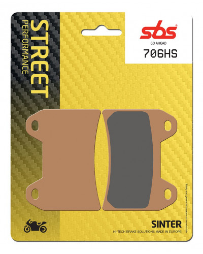 Plaquettes Freins SBS PLAQUETTES SBS 706 (HS)