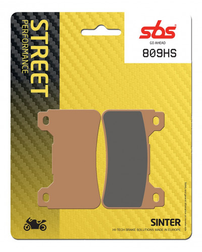 Plaquettes Freins SBS PLAQUETTES SBS 809 (HS)