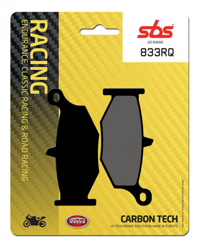 Plaquettes Freins SBS PLAQUETTES SBS 833 RQ