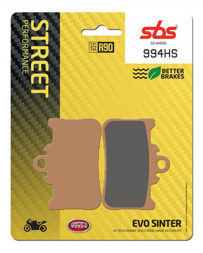 Plaquettes Freins SBS PLAQUETTES SBS 994 (HS) Plaquettes Freins SBS PLAQUETTES SBS 994 (HS)