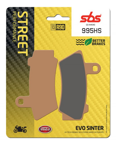 Plaquettes Freins SBS PLAQUETTES SBS 995 (HS)