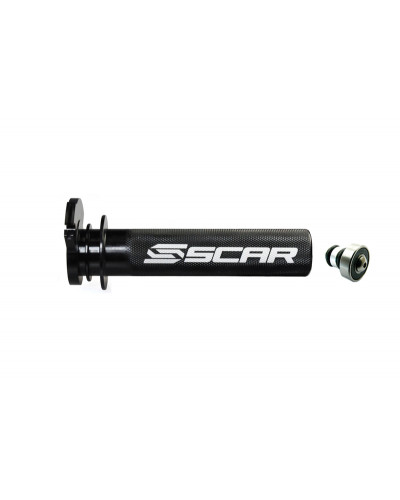 Barillet Gaz Moto SCAR Barillet de gaz SCAR alu + roulement noir KTM/Husqvarna