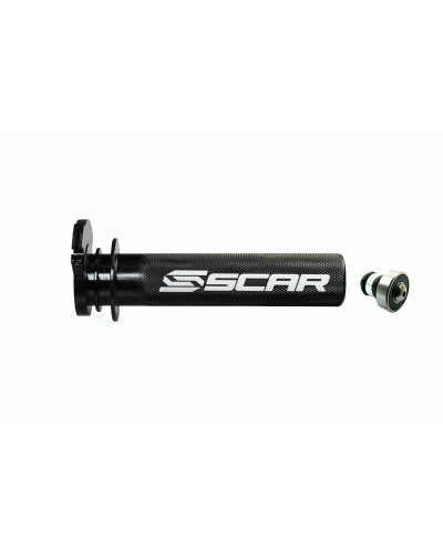 Barillet Gaz Moto SCAR Barillet de gaz SCAR alu + roulement noir Yamaha YZ125/250/250X
