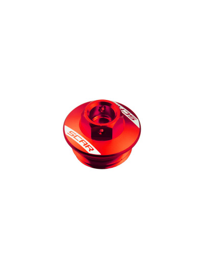 Moteur divers SCAR Bouchon supérieur carter d'huile SCAR rouge