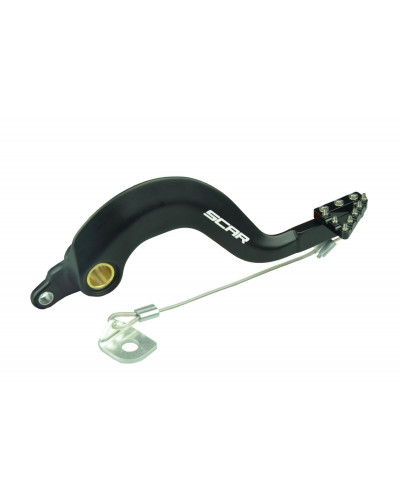Pédale de frein SCAR BRAKE PEDAL YZ125/250 BK