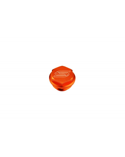 Maitre cylindre de frein SCAR Couvercle de maitre-cylindre arrière SCAR orange KTM/Husqvarna