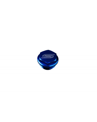 Couvercle Maitre Cylindre Moto SCAR Couvercle maître-cylindre frein arrière SCAR bleu