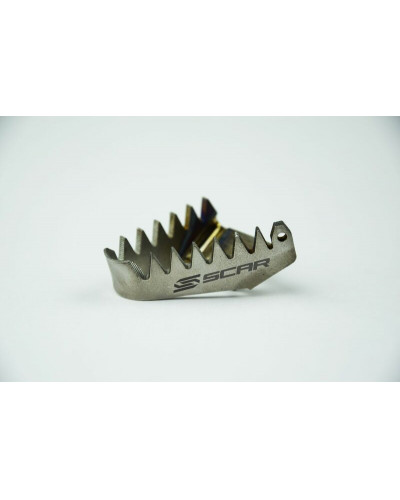 Repose Pieds Moto SCAR Embout de pédale de frein SCAR titane KTM/Husqvarna