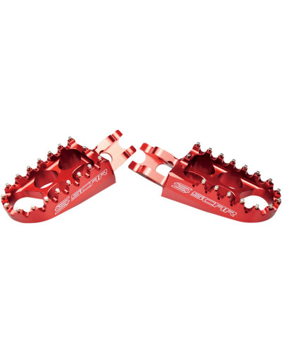 Repose Pieds Moto SCAR FOOTPEG STD SCAR RED Repose Pieds Moto SCAR FOOTPEG STD SCAR RED