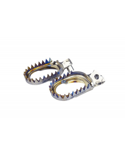 Repose Pieds Moto SCAR FOOTPEGS MUD TITANIUM YZ/YZF/K