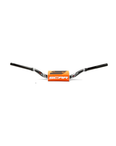 Guidon Moto SCAR Guidon SCAR O² Low - Graphic Colour noir l=803 Guidon Moto SCAR Guidon SCAR O² Low - Graphic Colour noir l=803