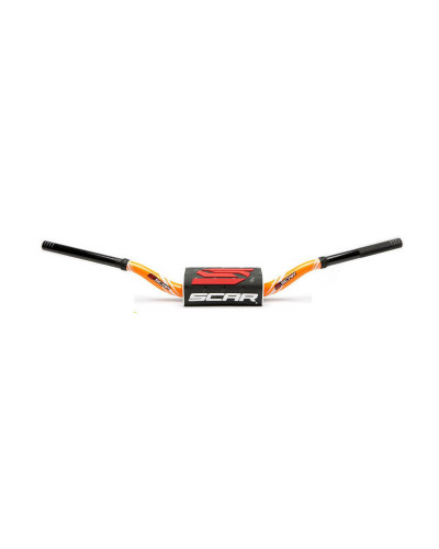 Guidon Moto SCAR Guidon SCAR O² Low - Graphic Colour orange l=811 Guidon Moto SCAR Guidon SCAR O² Low - Graphic Colour orange l=811