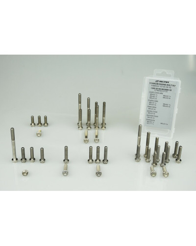 VISSERIE SPECIALE SCAR Kit vis moteur SCAR 49 vis titane Yamaha YZ450F