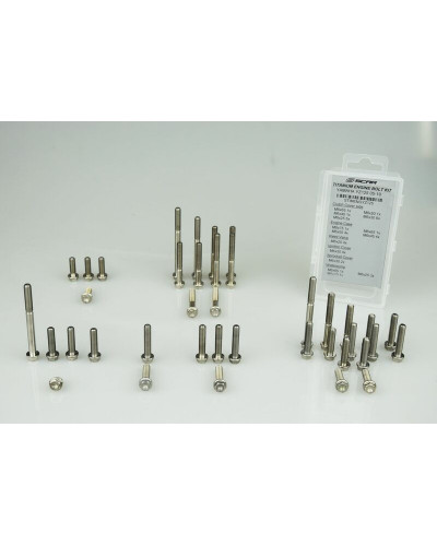 VISSERIE SPECIALE SCAR Kit vis moteur SCAR 50 vis titane Yamaha YZ250F